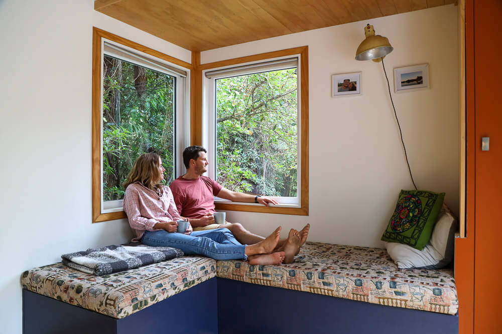 Living Big In A Tiny House Amazing Diy Tiny House Parked In Nudist Club