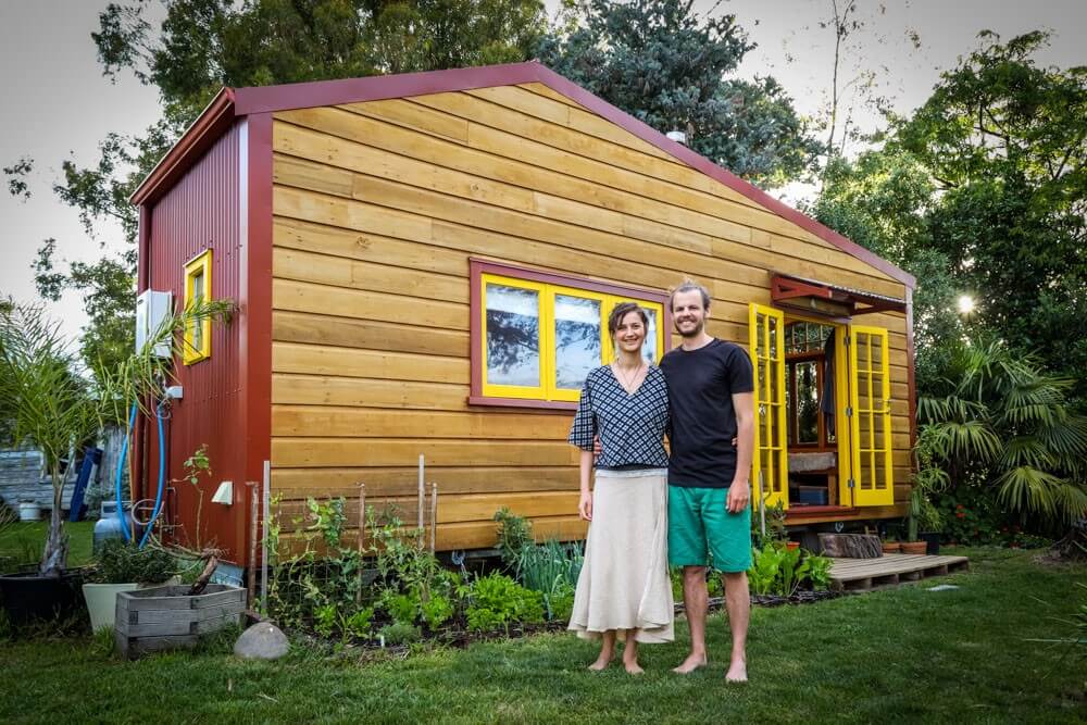 Couple Builds Tiny Home to Live in their Portland Backyard