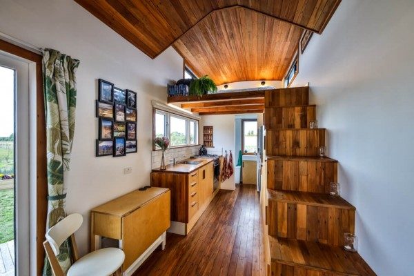 Living Big in a Tiny House - This Couple's DIY Tiny House Is A Real Stunner