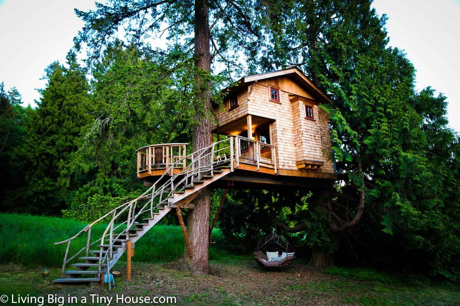 Living Room Treehouses Tree House Wales