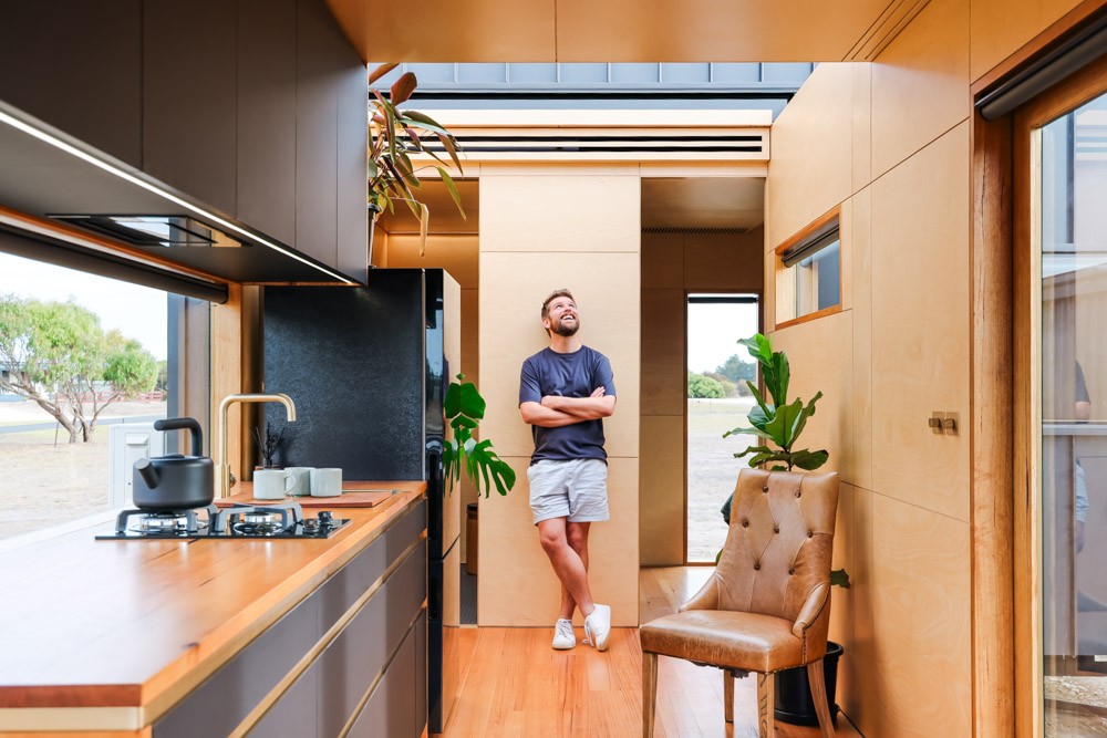 Modern-Minimalist Two-Trailer Tiny Home | A Genius DIY Build That Will Blow Your Mind