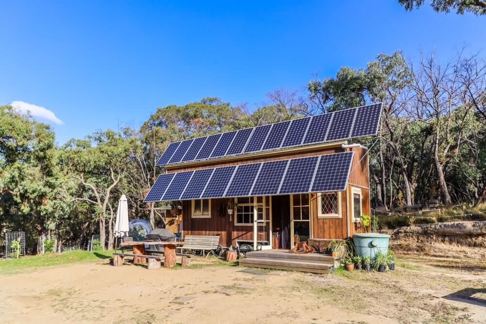 $10,000 Off-The-Grid Tiny House With HUGE Solar System