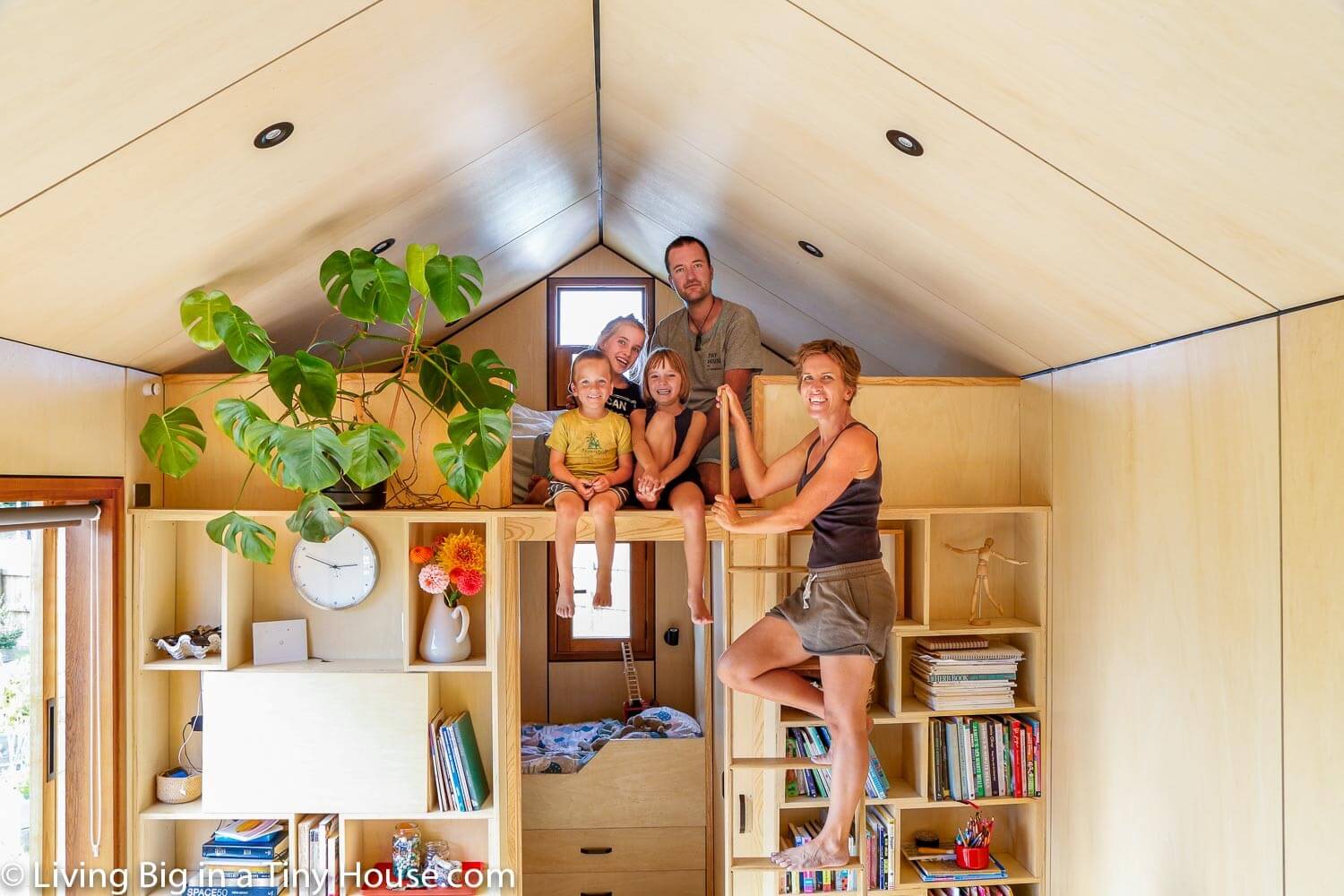 Family of 5’s Modern Tiny House Packed With Clever Design Ideas