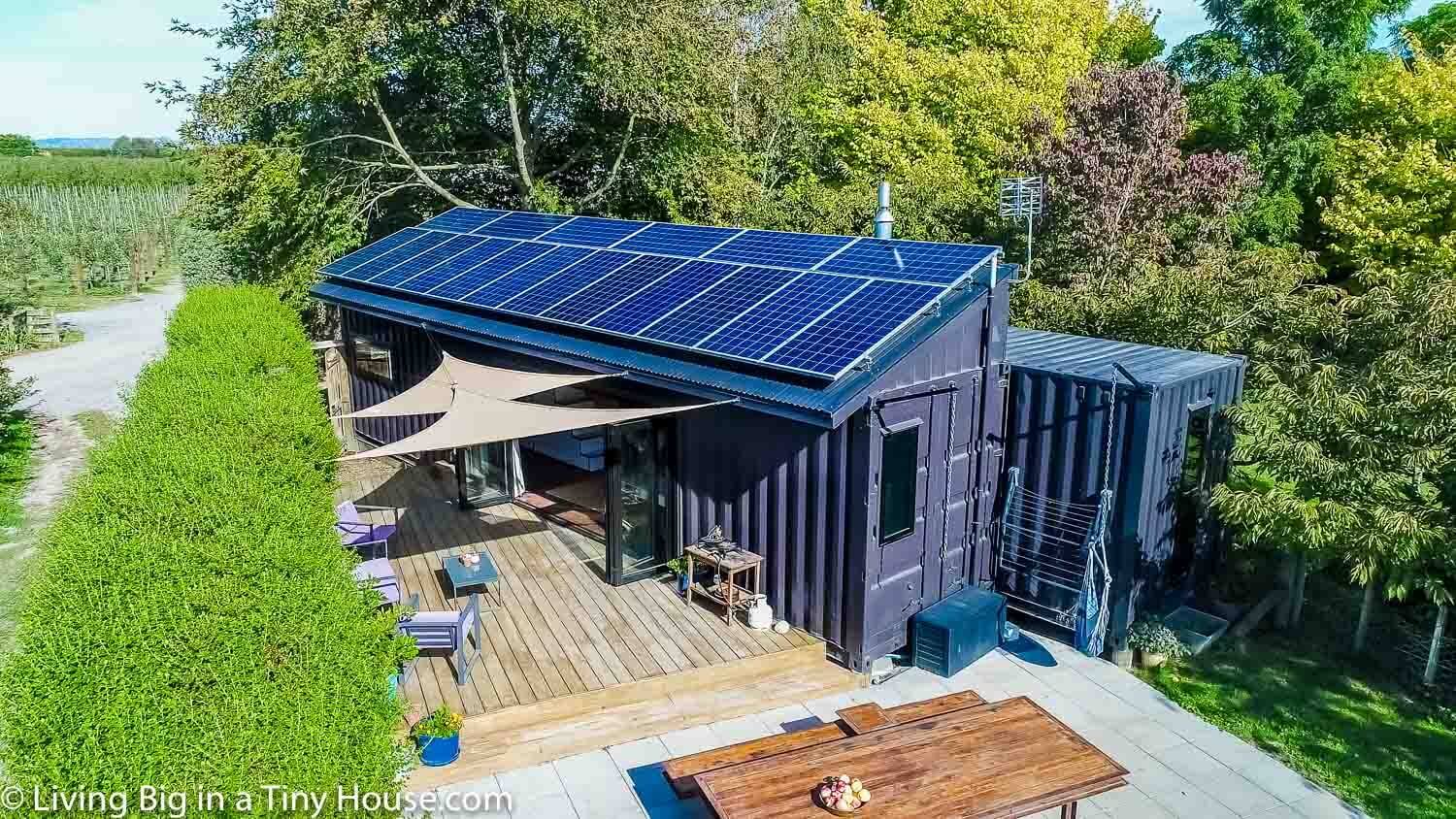 40ft Shipping Containers Transformed Into Amazing Off-Grid Family Home