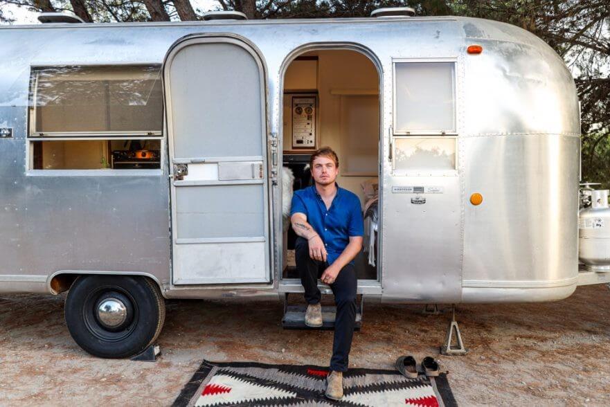 Retro Airstream Renovated Into Stylish Modern Tiny House