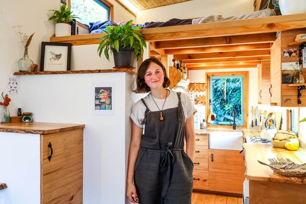 Young Woodworker Crafts Stunning Off-Grid Tiny House