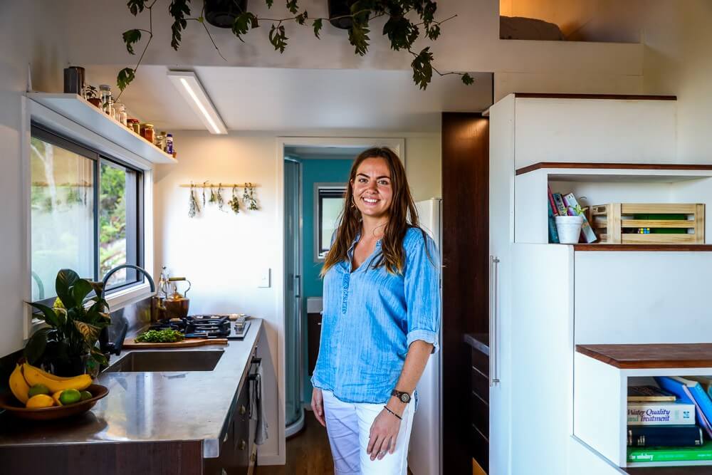 Young Woman's Beautiful Tiny House Gives Freedom From Rent / Mortgage