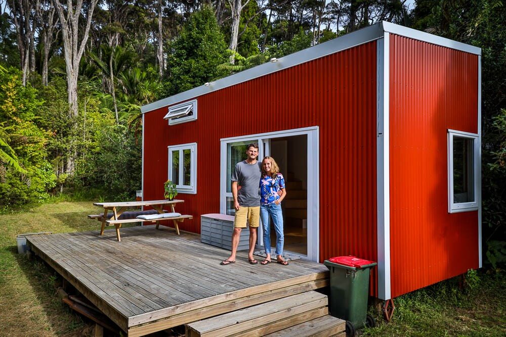 Amazing DIY Tiny House Parked In Nudist Club