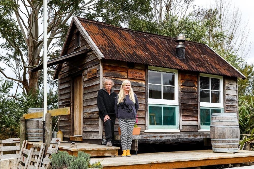 Colonial Cottage Style Tiny House Built For Only $8000